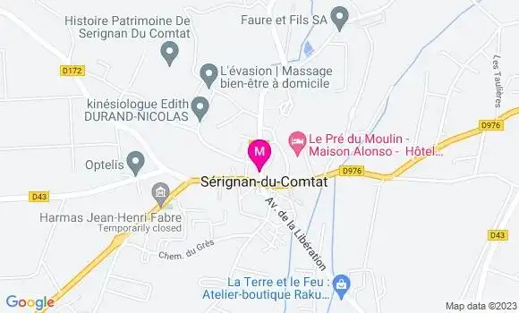 Localisation Restaurant  Maison Martin