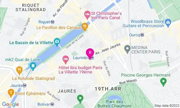 Localisation Restaurant  L