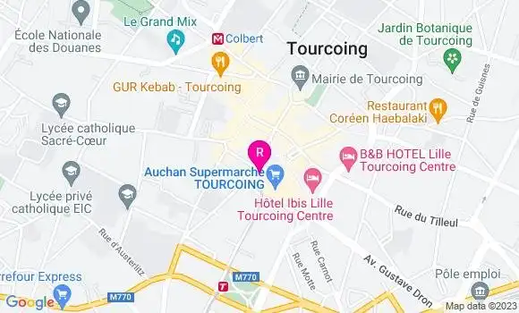Localisation Restaurant  Plan B