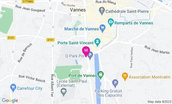 Localisation Brasserie Le Comptoir du Port