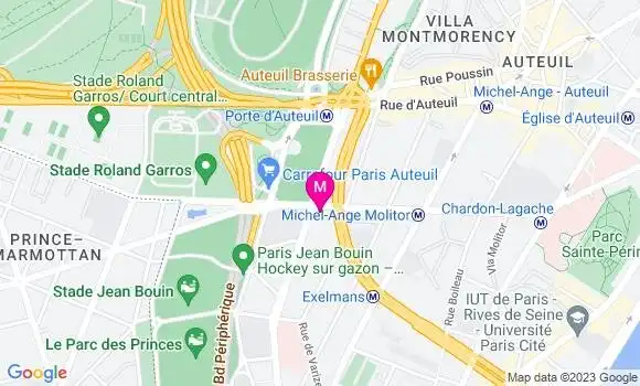 Localisation Brasserie Le Moliteuil
