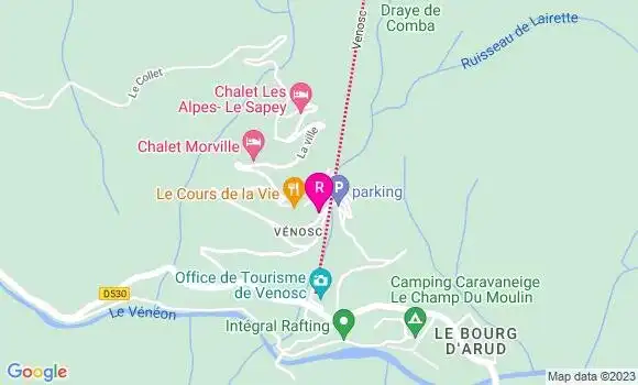 Localisation Restaurant  Douces Gourmandises