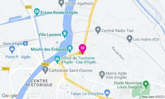 Localisation Restaurant  Ô Passion