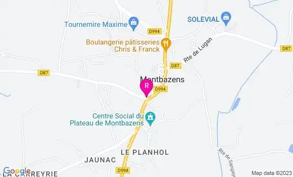 Localisation Restaurant  L