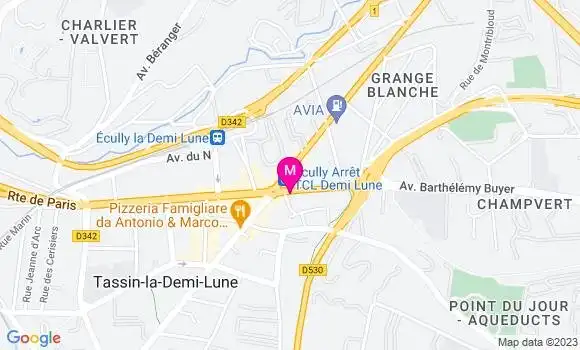 Localisation Restaurant  La Cambuse à Arlette
