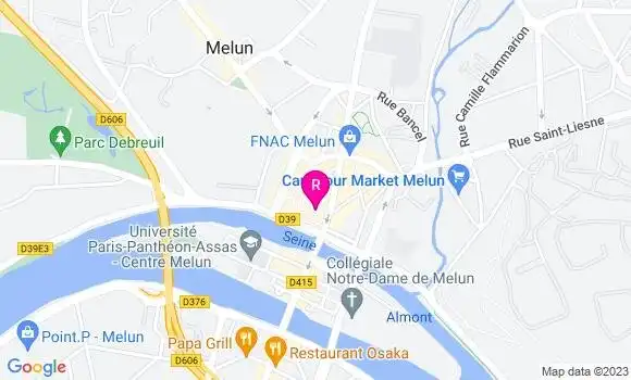 Localisation Restaurant  La Flamme