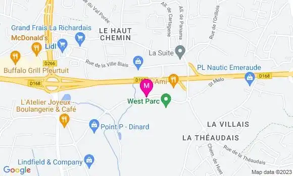 Localisation Restaurant  L