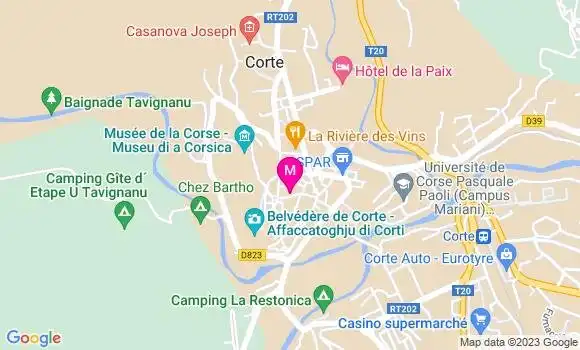Localisation Pizzeria Giramondu
