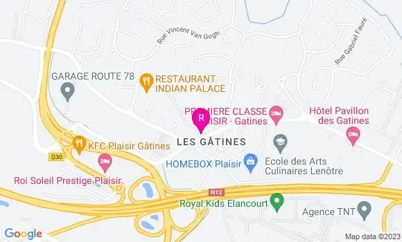 Localisation Pizzeria Ines