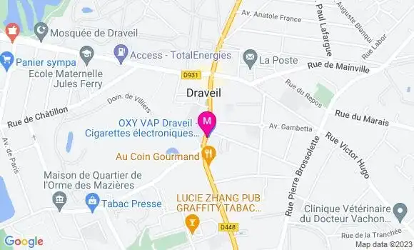 Localisation Restaurant  Le Qg
