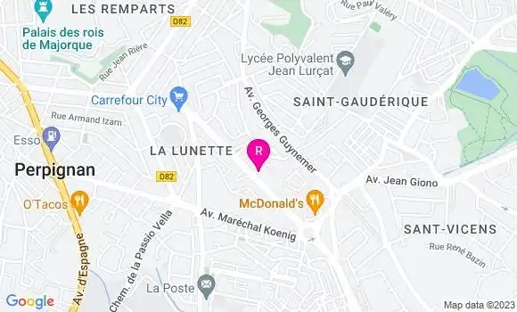 Localisation Brasserie Kennedy