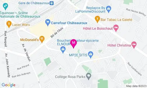 Localisation Castel Pizza Kebab