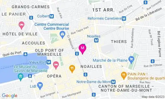 Localisation Restaurant  Maison des Nines