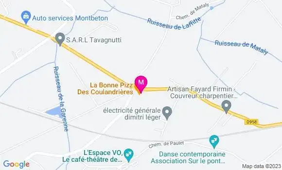 Localisation Pizzeria La Bonne Pizz