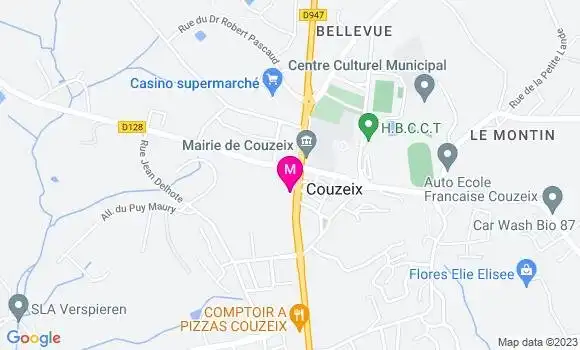 Localisation Restaurant  Cozei