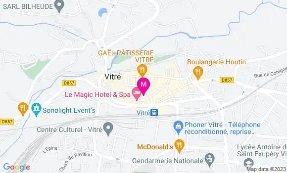 Localisation Restaurant  Le Candiot des Frangines