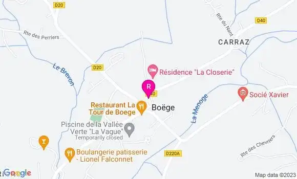 Localisation Restaurant  La Dili