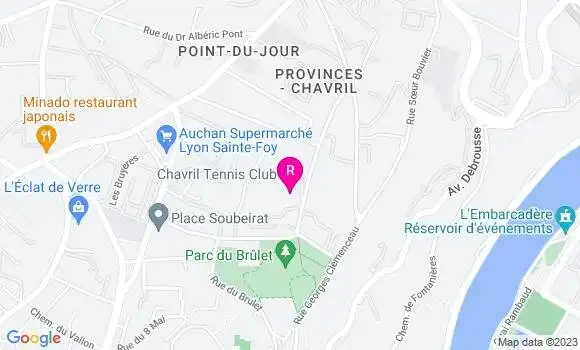 Localisation Restaurant du Chavril