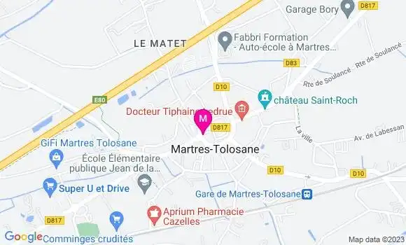 Localisation Restaurant  La Guérite du Village