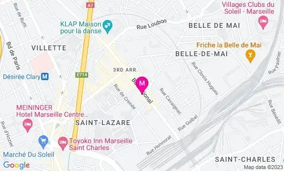 Localisation Restaurant  La Rose Blanche