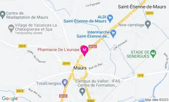Localisation Restaurant  La Bascule