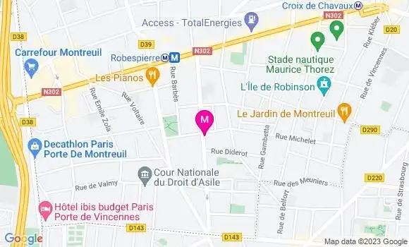 Localisation Restaurant  Happy Marceau