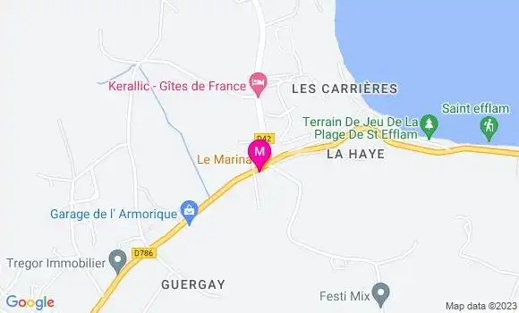 Localisation Restaurant  Le Marina