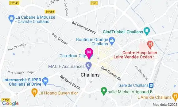 Localisation Restaurant  Le P