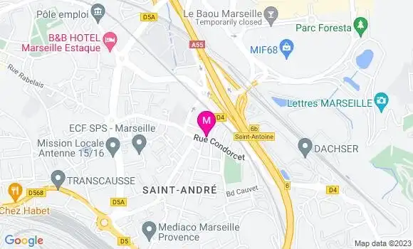 Localisation Restaurant  Le Condorcet