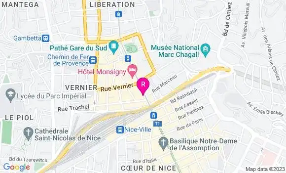 Localisation Restaurant  L