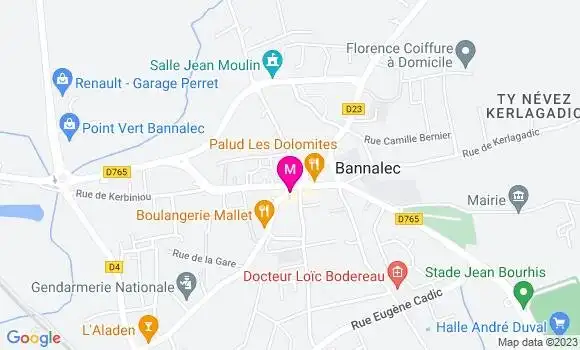 Localisation Crêperie Le Kilucru