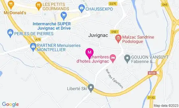 Localisation Restaurant  Fleurs de Vigne