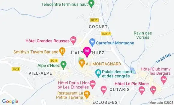 Localisation Restaurant  Camp de Base Pic Blanc