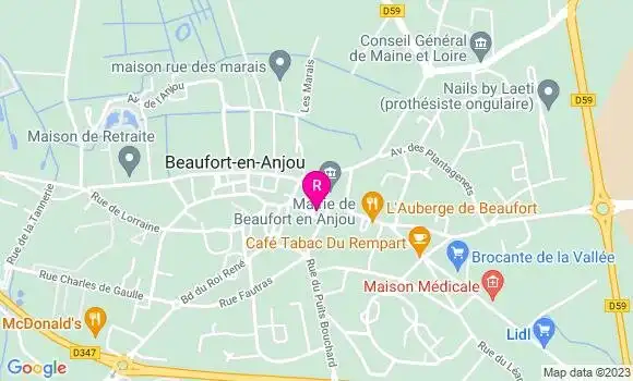 Localisation Restaurant  Bellus Fortis
