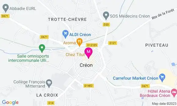 Localisation Restaurant  Chez Titut