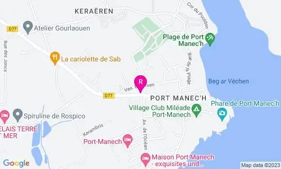 Localisation Restaurant  Les Cabanes de Port Ma