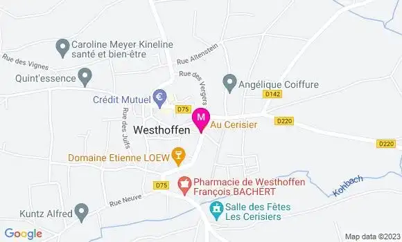 Localisation Restaurant  Au Cerisier