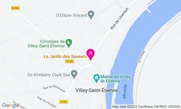 Localisation Restaurant  Le Jardin des Saveurs