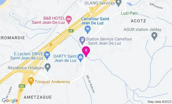 Localisation Restaurant  Cidrerie Aurrera