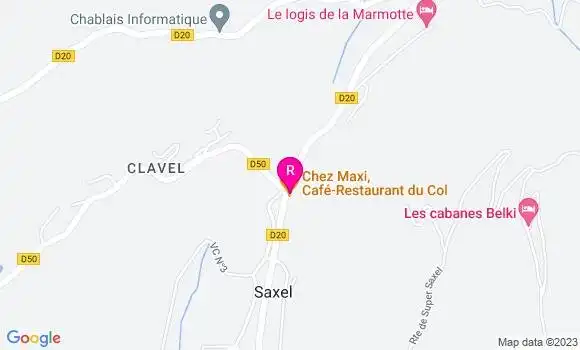 Localisation Restaurant  Chez Maxi