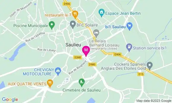 Localisation Restaurant  Le P
