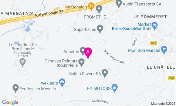 Localisation Pub La Gamelle