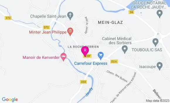 Localisation Restaurant  Le Derrien