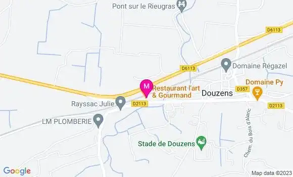 Localisation Restaurant  L