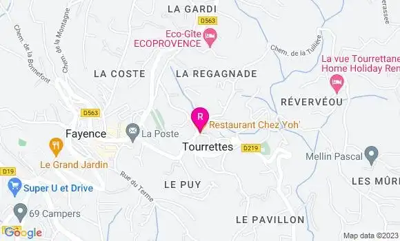 Localisation Restaurant  Chez Yoh