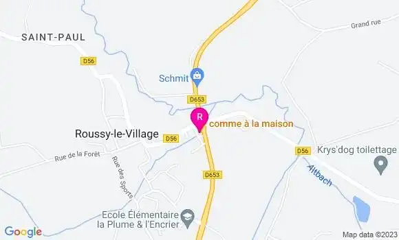 Localisation Restaurant  Comme à la Maison