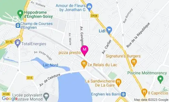 Localisation Restaurant Lounge Le Mood