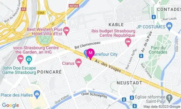 Localisation Pizzeria Pizza Renard