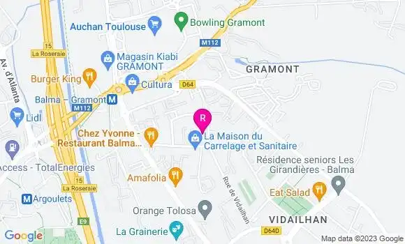 Localisation Restaurant  L