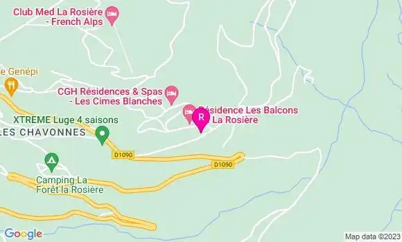 Localisation Restaurant  La Brenva